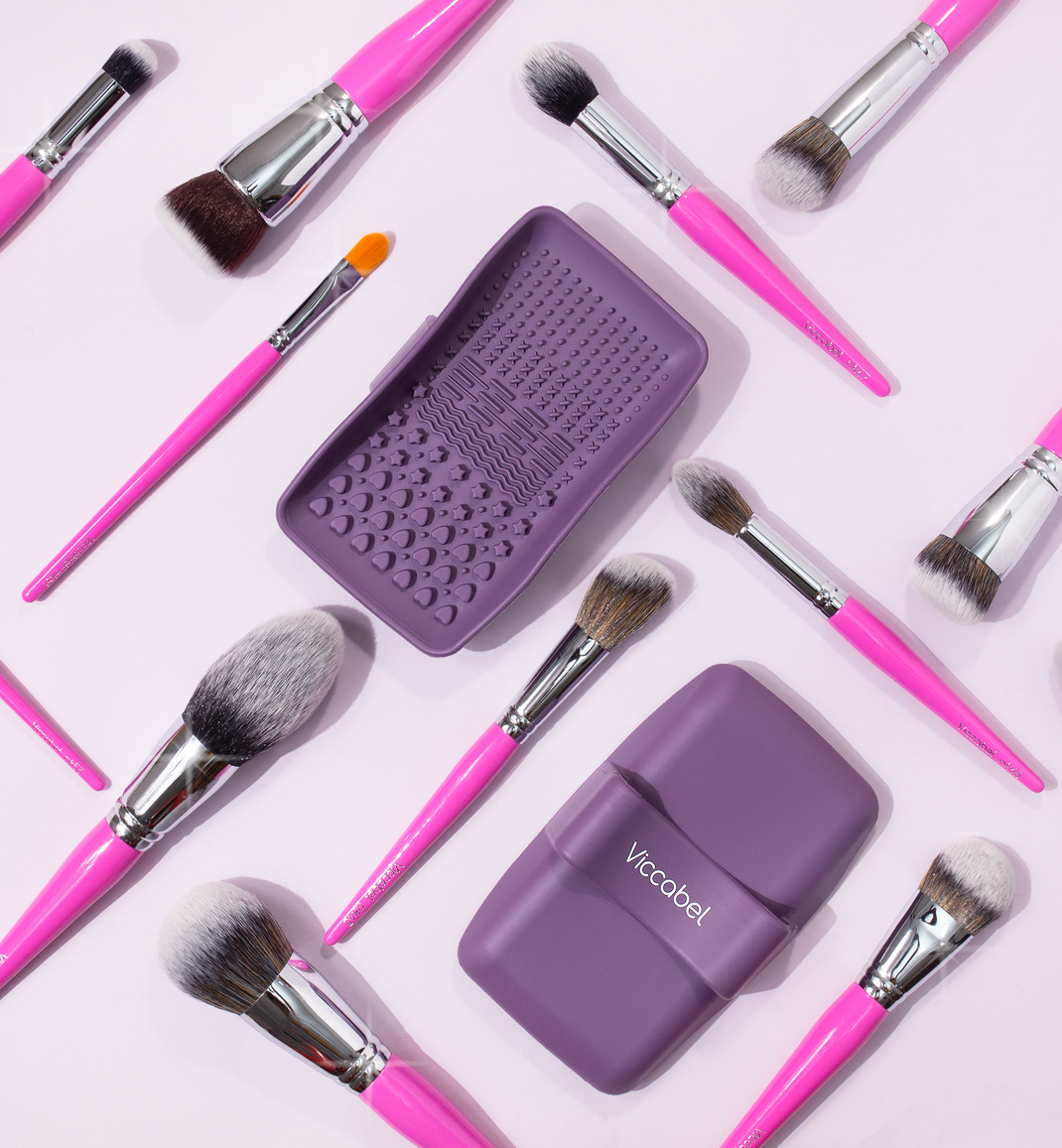 Deluxe pro 21 piece makeup brush set Viccabel